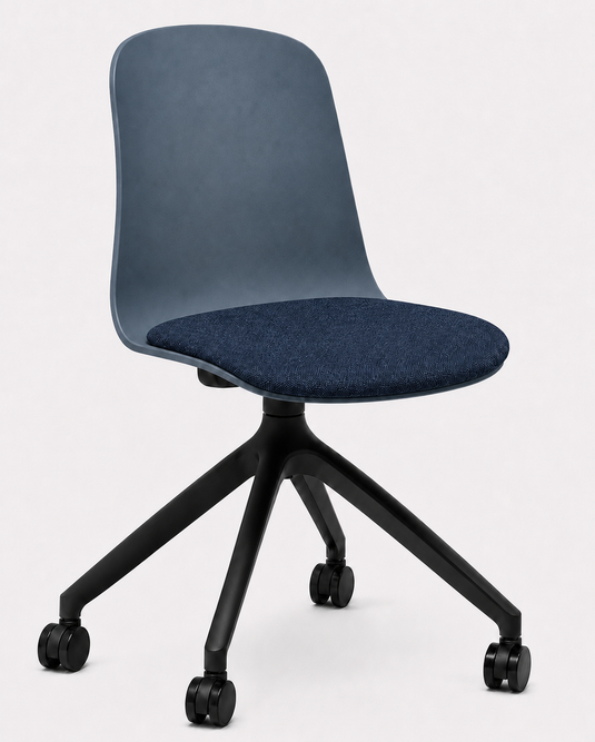 Eden Loria Swivel Chair - Fixed Height - Seat Upholstered