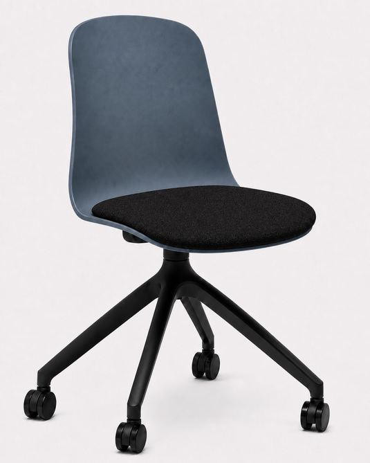 Eden Loria Swivel Chair - Fixed Height - Seat Upholstered