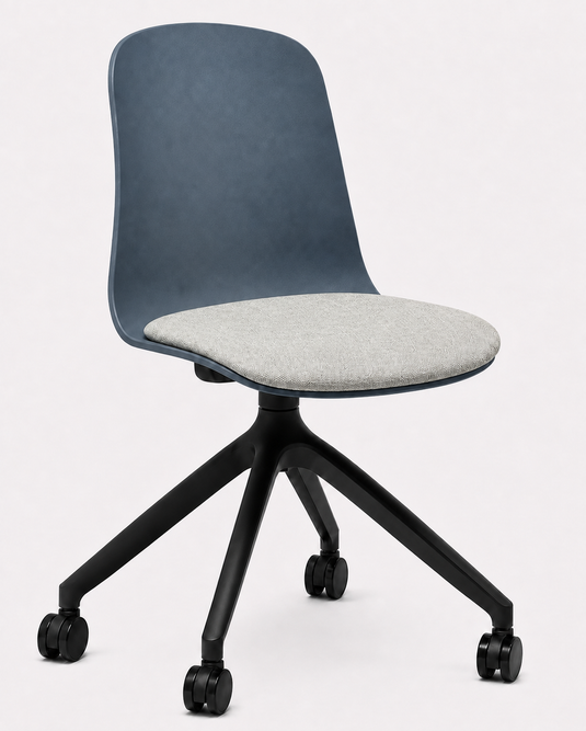 Eden Loria Swivel Chair - Fixed Height - Seat Upholstered