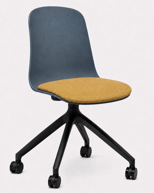 Eden Loria Swivel Chair - Fixed Height - Seat Upholstered