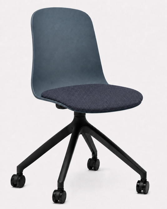 Eden Loria Swivel Chair - Fixed Height - Seat Upholstered