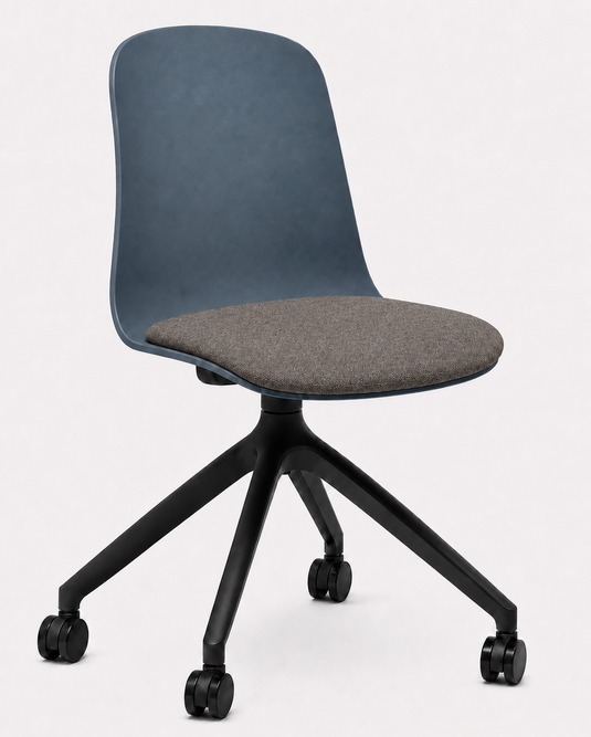 Eden Loria Swivel Chair - Fixed Height - Seat Upholstered