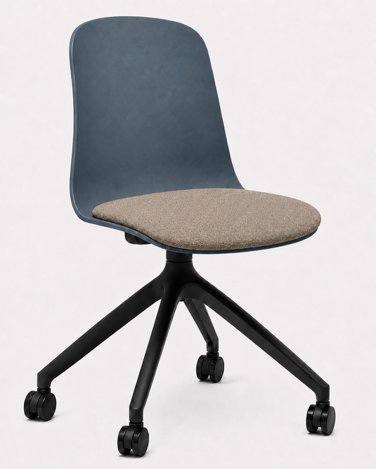 Eden Loria Swivel Chair - Fixed Height - Seat Upholstered