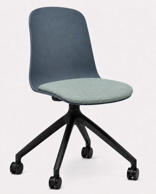Eden Loria Swivel Chair - Fixed Height - Seat Upholstered