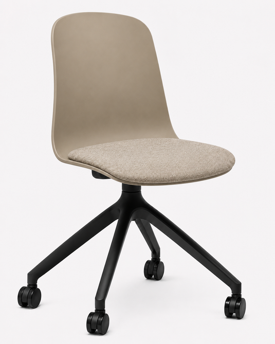 Eden Loria Swivel Chair - Fixed Height - Seat Upholstered