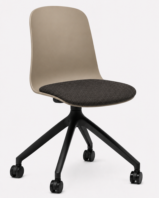 Eden Loria Swivel Chair - Fixed Height - Seat Upholstered