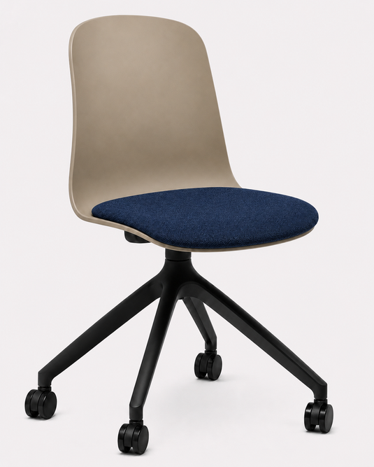 Eden Loria Swivel Chair - Fixed Height - Seat Upholstered