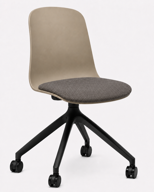 Eden Loria Swivel Chair - Fixed Height - Seat Upholstered
