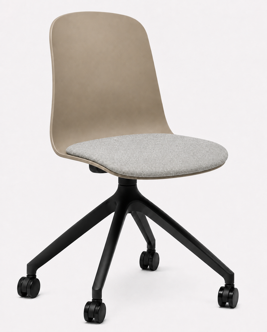 Eden Loria Swivel Chair - Fixed Height - Seat Upholstered