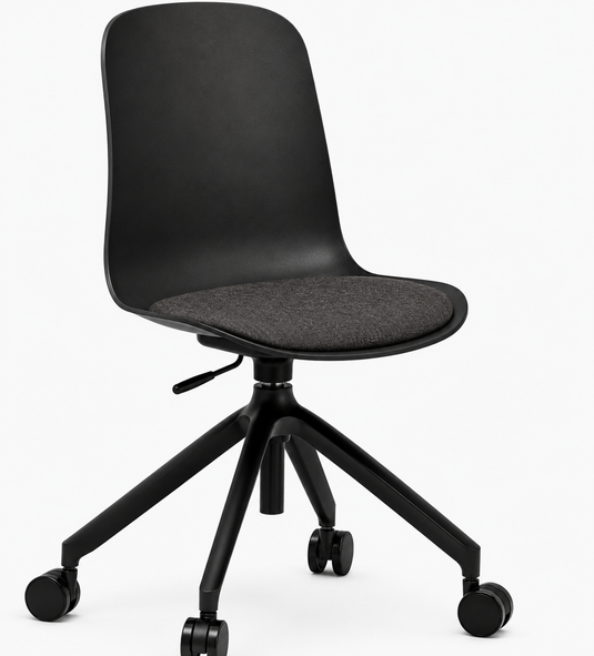 Eden Loria Swivel Chair - Height Adjustable - Seat Upholstered