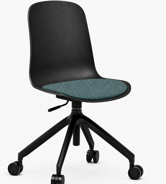 Eden Loria Swivel Chair - Height Adjustable - Seat Upholstered
