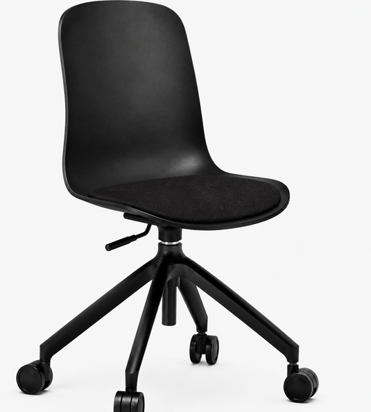 Eden Loria Swivel Chair - Height Adjustable - Seat Upholstered