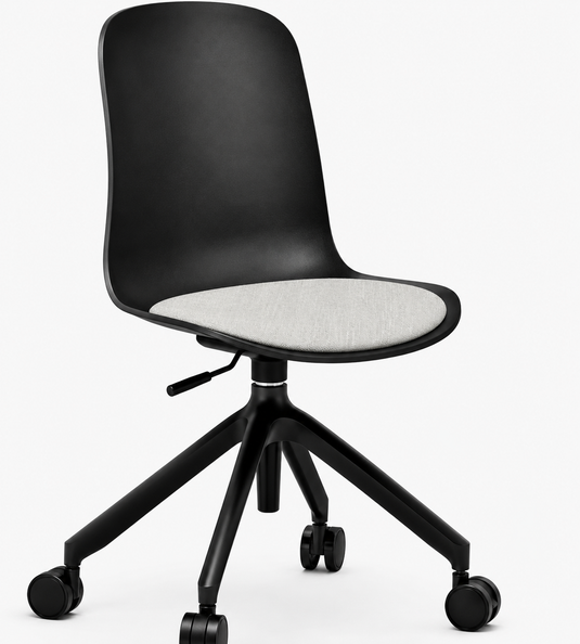 Eden Loria Swivel Chair - Height Adjustable - Seat Upholstered
