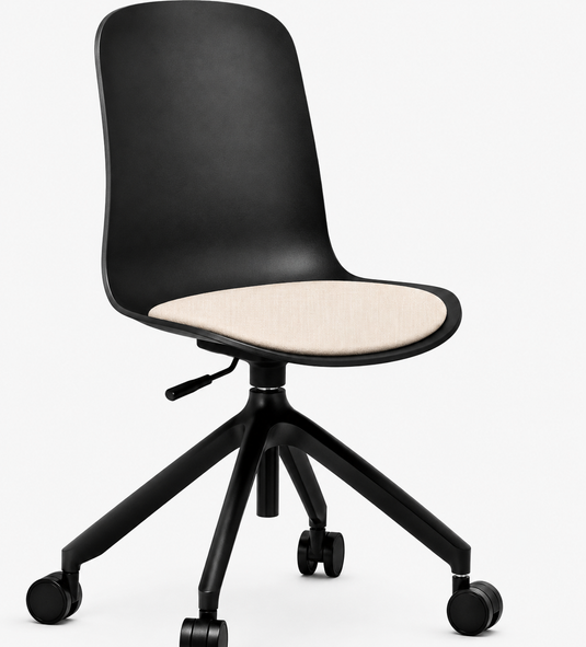 Eden Loria Swivel Chair - Height Adjustable - Seat Upholstered
