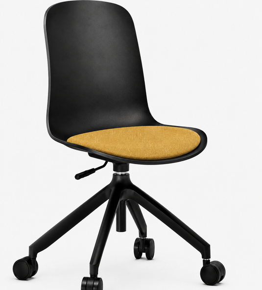 Eden Loria Swivel Chair - Height Adjustable - Seat Upholstered