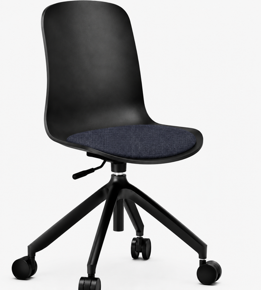 Eden Loria Swivel Chair - Height Adjustable - Seat Upholstered