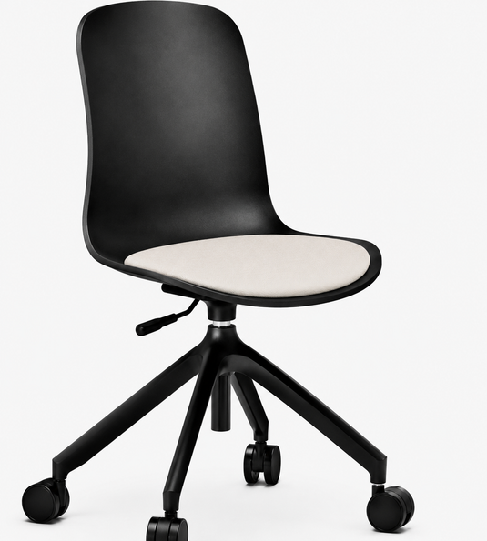 Eden Loria Swivel Chair - Height Adjustable - Seat Upholstered