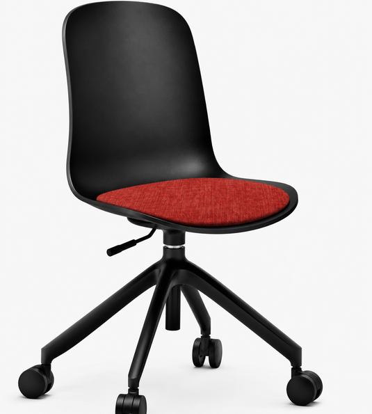 Eden Loria Swivel Chair - Height Adjustable - Seat Upholstered
