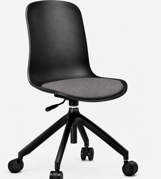 Eden Loria Swivel Chair - Height Adjustable - Seat Upholstered