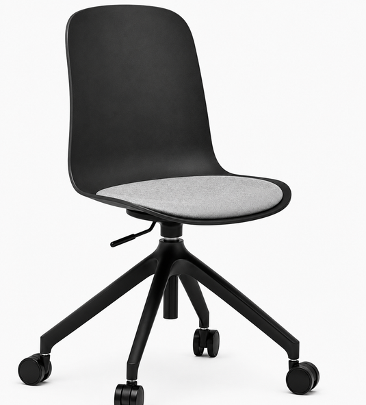 Eden Loria Swivel Chair - Height Adjustable - Seat Upholstered