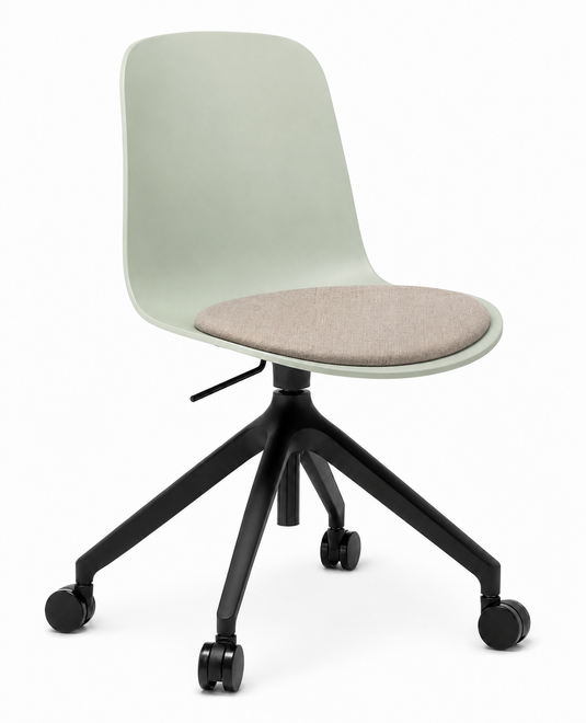Eden Loria Swivel Chair - Height Adjustable - Seat Upholstered