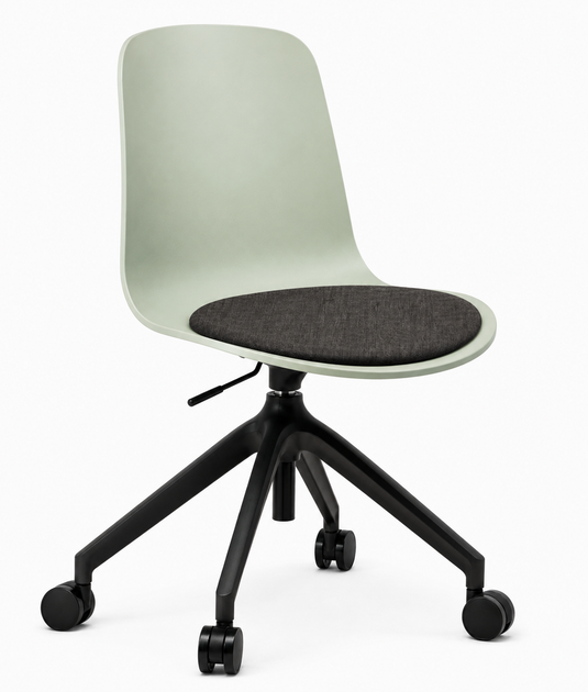 Eden Loria Swivel Chair - Height Adjustable - Seat Upholstered