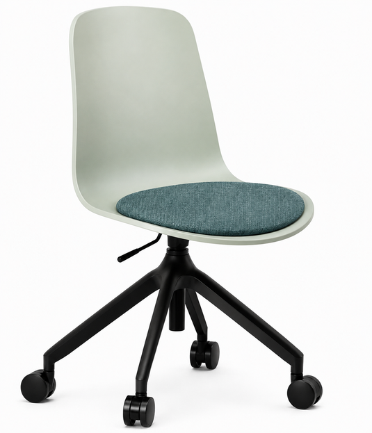 Eden Loria Swivel Chair - Height Adjustable - Seat Upholstered