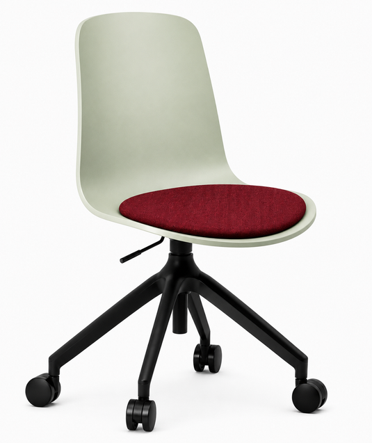 Eden Loria Swivel Chair - Height Adjustable - Seat Upholstered