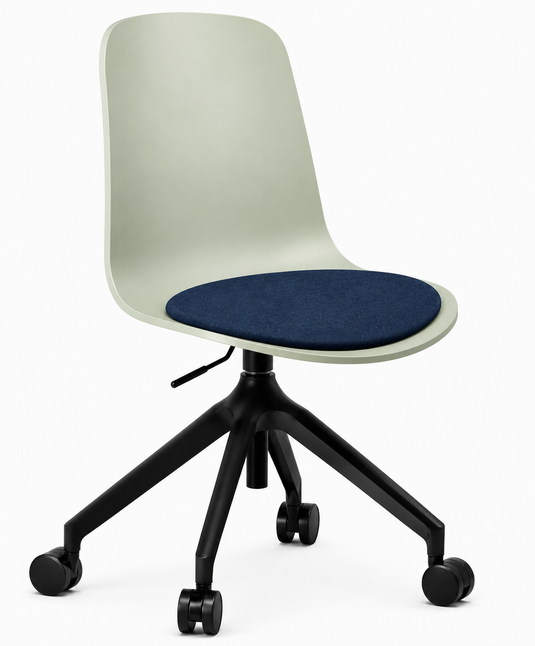Eden Loria Swivel Chair - Height Adjustable - Seat Upholstered