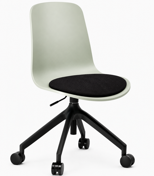 Eden Loria Swivel Chair - Height Adjustable - Seat Upholstered