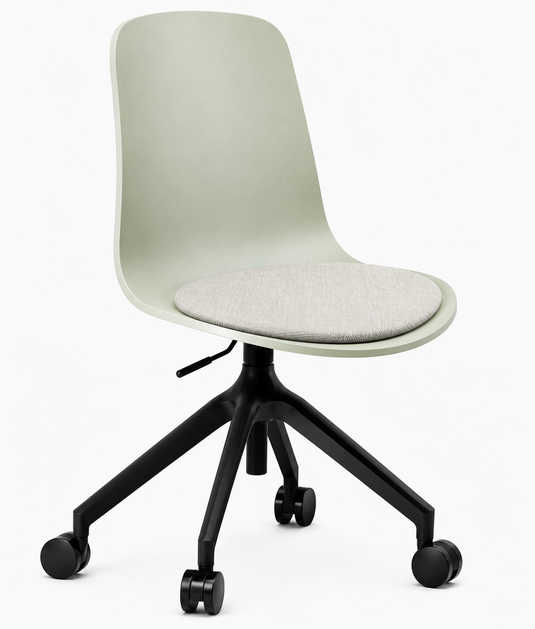 Eden Loria Swivel Chair - Height Adjustable - Seat Upholstered