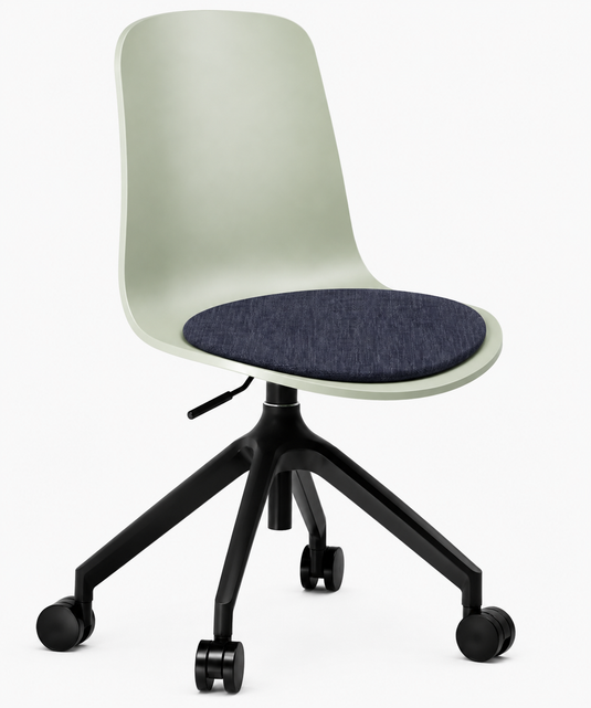 Eden Loria Swivel Chair - Height Adjustable - Seat Upholstered