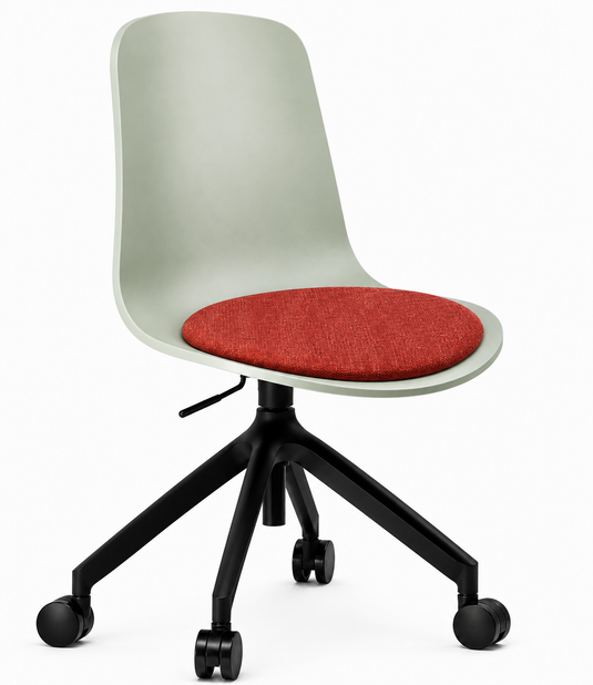 Eden Loria Swivel Chair - Height Adjustable - Seat Upholstered