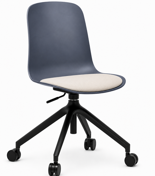 Eden Loria Swivel Chair - Height Adjustable - Seat Upholstered