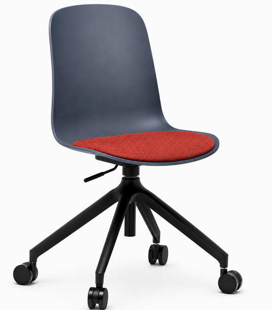 Eden Loria Swivel Chair - Height Adjustable - Seat Upholstered