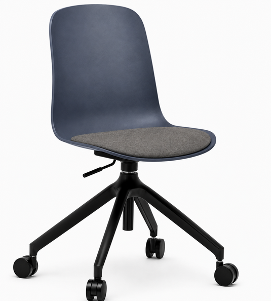 Eden Loria Swivel Chair - Height Adjustable - Seat Upholstered