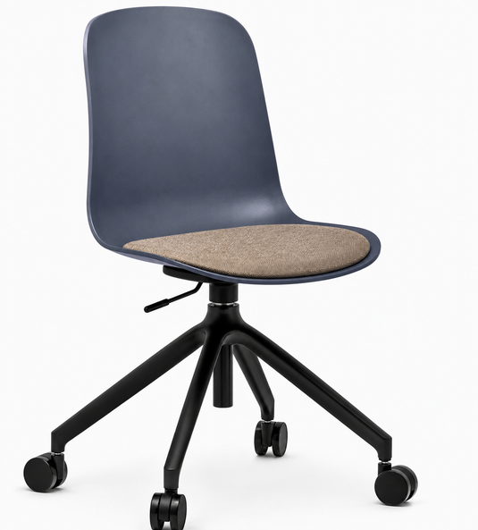 Eden Loria Swivel Chair - Height Adjustable - Seat Upholstered