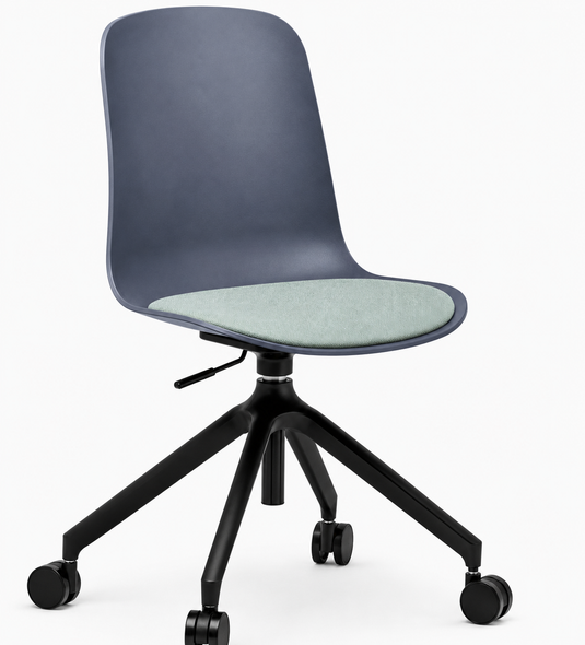 Eden Loria Swivel Chair - Height Adjustable - Seat Upholstered