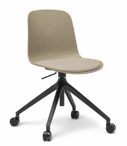 Eden Loria Swivel Chair - Height Adjustable - Seat Upholstered