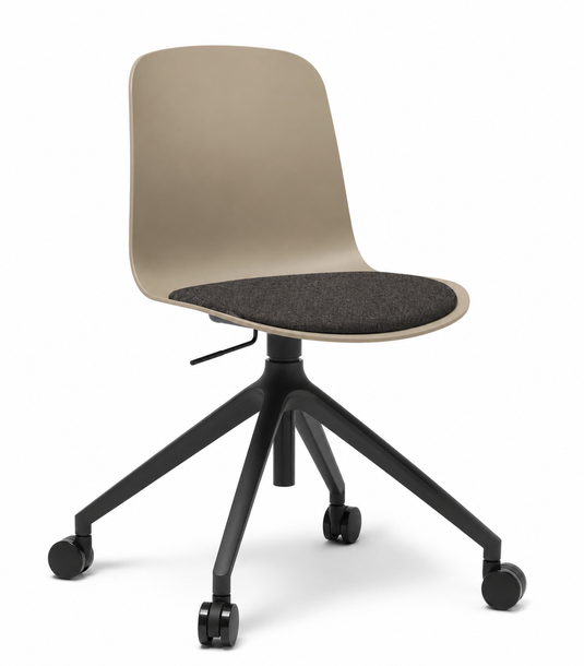 Eden Loria Swivel Chair - Height Adjustable - Seat Upholstered