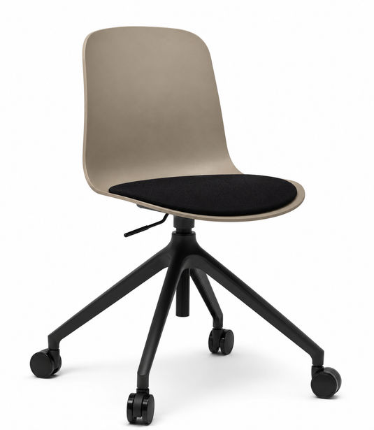 Eden Loria Swivel Chair - Height Adjustable - Seat Upholstered