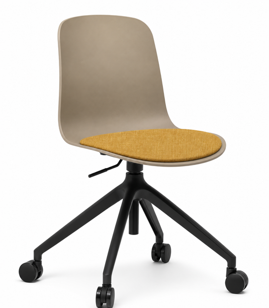 Eden Loria Swivel Chair - Height Adjustable - Seat Upholstered
