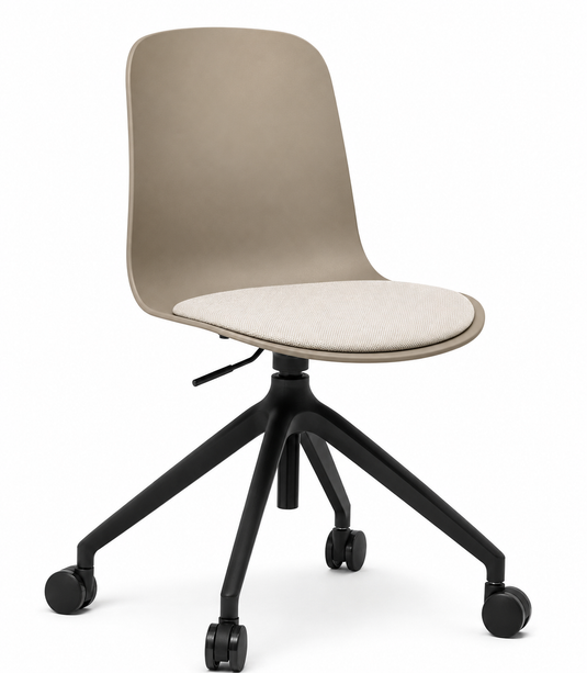 Eden Loria Swivel Chair - Height Adjustable - Seat Upholstered