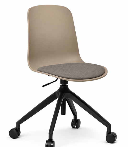 Eden Loria Swivel Chair - Height Adjustable - Seat Upholstered