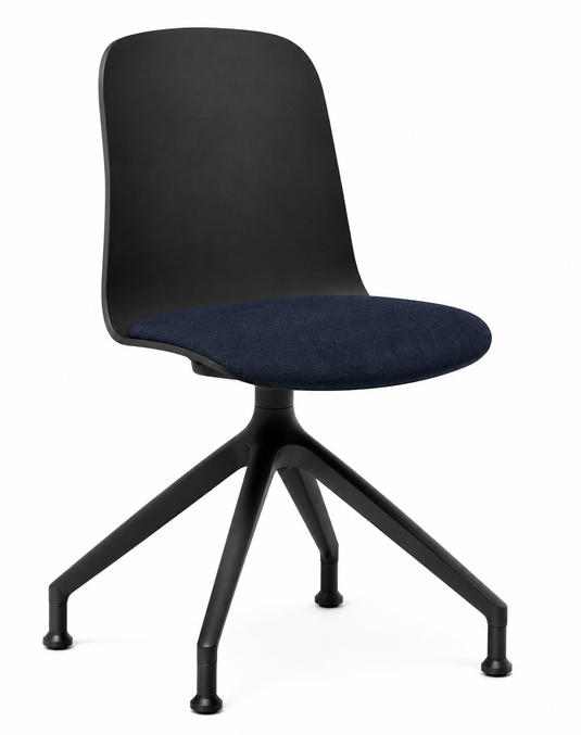 Eden Loria Swivel Chair - Fixed Height - Seat Upholstered
