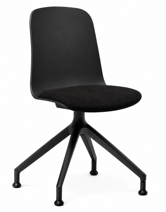 Eden Loria Swivel Chair - Fixed Height - Seat Upholstered