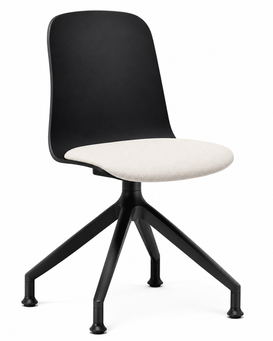 Eden Loria Swivel Chair - Fixed Height - Seat Upholstered