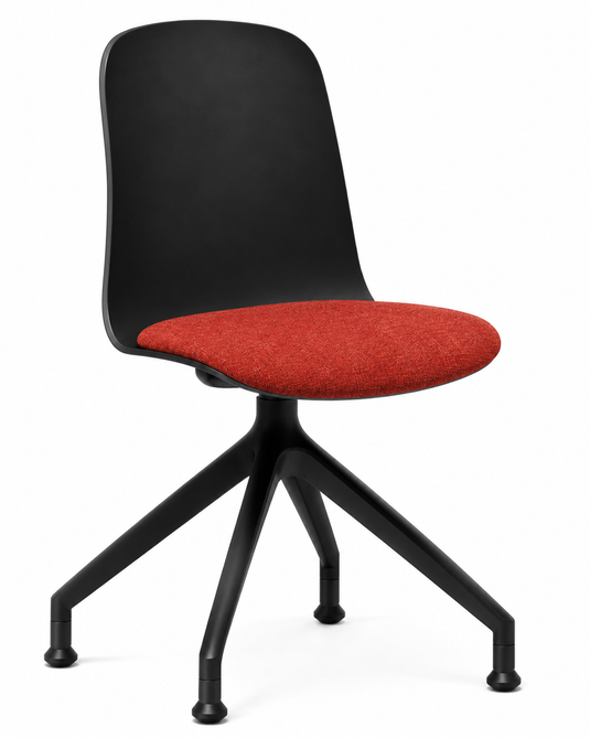 Eden Loria Swivel Chair - Fixed Height - Seat Upholstered