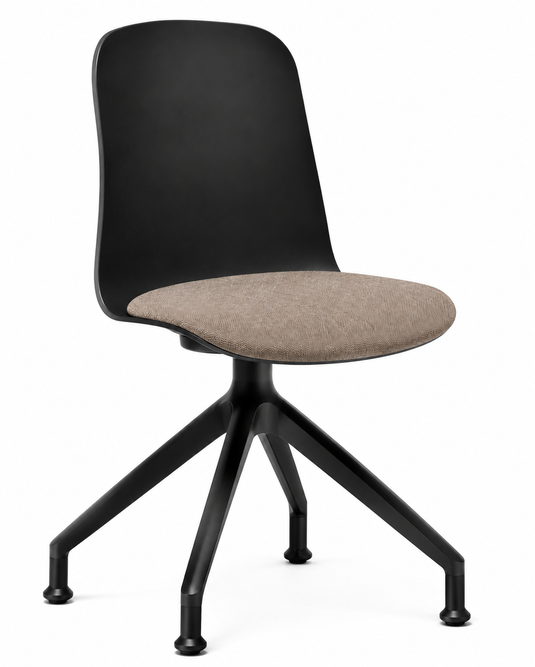 Eden Loria Swivel Chair - Fixed Height - Seat Upholstered