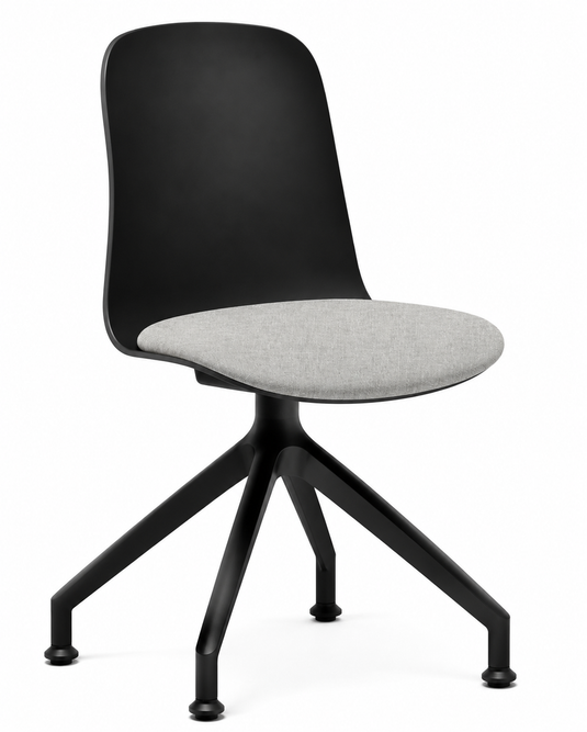 Eden Loria Swivel Chair - Fixed Height - Seat Upholstered